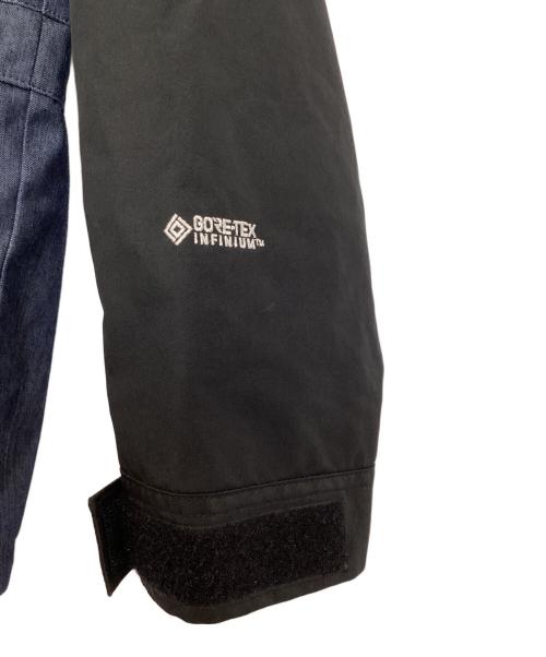 THE NORTH FACE（ザ ノース フェイス）THE NORTH FACE (ザ ノース フェイス) マウンテンライトデニムジャケット ブラック×インディゴ サイズ:Lの古着・服飾アイテム