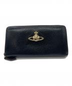 Vivienne Westwoodヴィヴィアンウエストウッド）の古着「Vivienne Westwood　ラウンドファスナー財布」｜ブラック