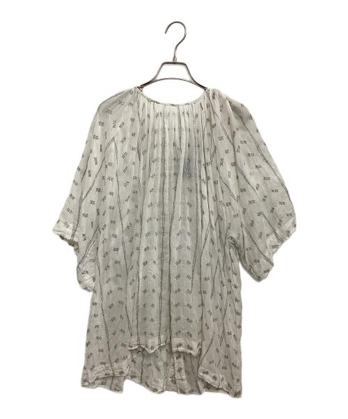 BUNON（ブノン）BUNON (ブノン) 半袖ブラウス ホワイト サイズ:Freeの古着・服飾アイテム