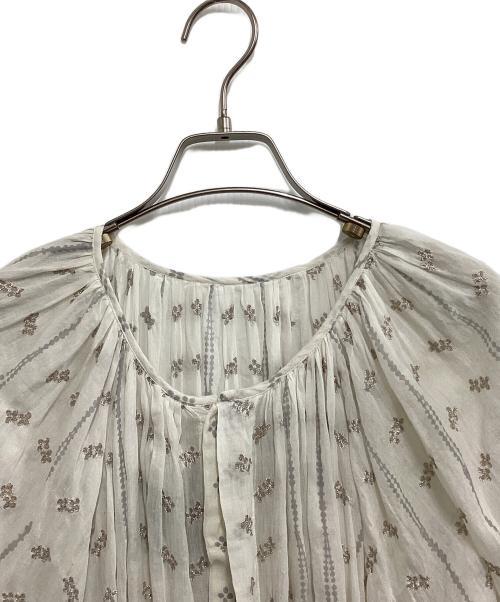 BUNON（ブノン）BUNON (ブノン) 半袖ブラウス ホワイト サイズ:Freeの古着・服飾アイテム