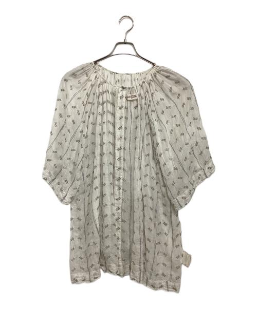 BUNON（ブノン）BUNON (ブノン) 半袖ブラウス ホワイト サイズ:Freeの古着・服飾アイテム