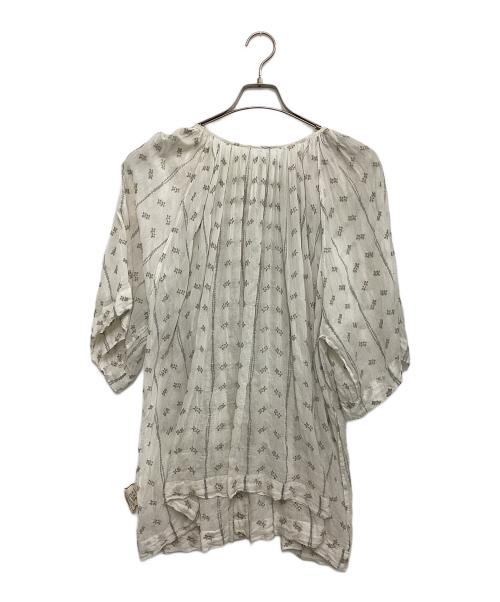 BUNON（ブノン）BUNON (ブノン) 半袖ブラウス ホワイト サイズ:Freeの古着・服飾アイテム