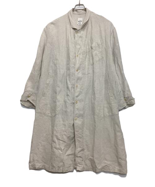 45R（フォーティファイブ・アール）45R (フォーティファイブ・アール) リネンコート アイボリー サイズ:サイズ表記無しの古着・服飾アイテム