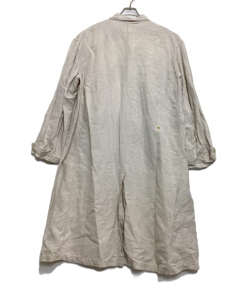 45R（フォーティファイブ・アール）45R (フォーティファイブ・アール) リネンコート アイボリー サイズ:サイズ表記無しの古着・服飾アイテム