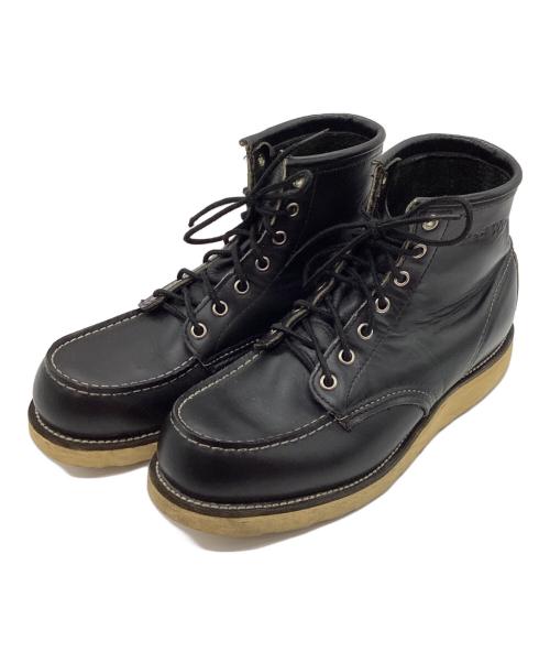 RED WING（レッドウィング）RED WING (レッドウィング) クラシックモックトゥ ブラック サイズ:26の古着・服飾アイテム