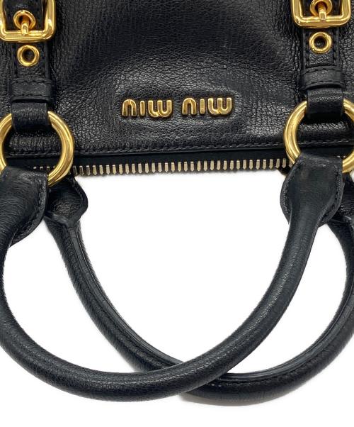 MIU MIU（ミュウミュウ）MIU MIU (ミュウミュウ) 2WAYバッグ ブラックの古着・服飾アイテム