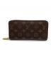 LOUIS VUITTON（ルイ ヴィトン）の古着「ラウンドファスナー財布」｜ブラウン
