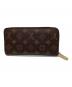 LOUIS VUITTON (ルイ ヴィトン) ラウンドファスナー財布 ブラウン：25000円