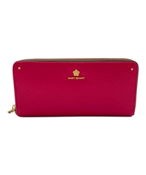 MARY QUANT（マリークヮント）MARY QUANT (マリークヮント) 長財布 ショッキングピンクの古着・服飾アイテム