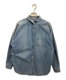 upper hights（アッパーハイツ）の古着「デニムシャツ」｜サックスブルー