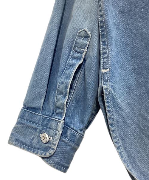 upper hights（アッパーハイツ）upper hights (アッパーハイツ) デニムシャツ サックスブルー サイズ:Sの古着・服飾アイテム
