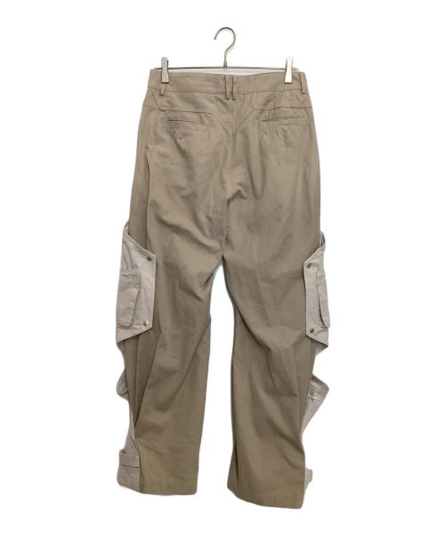 PERSONSOUL（パーソンソウル）PERSONSOUL (パーソンソウル) ワイドパンツ ベージュ サイズ:Lの古着・服飾アイテム