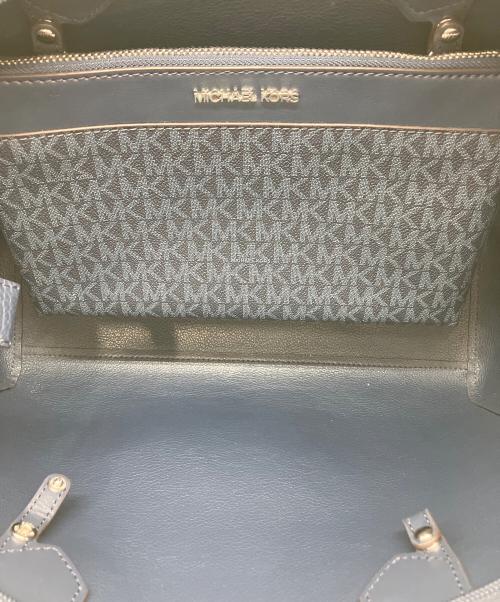 MICHAEL KORS（マイケル・コース）MICHAEL KORS (マイケル・コース) トートバッグ ネイビーの古着・服飾アイテム