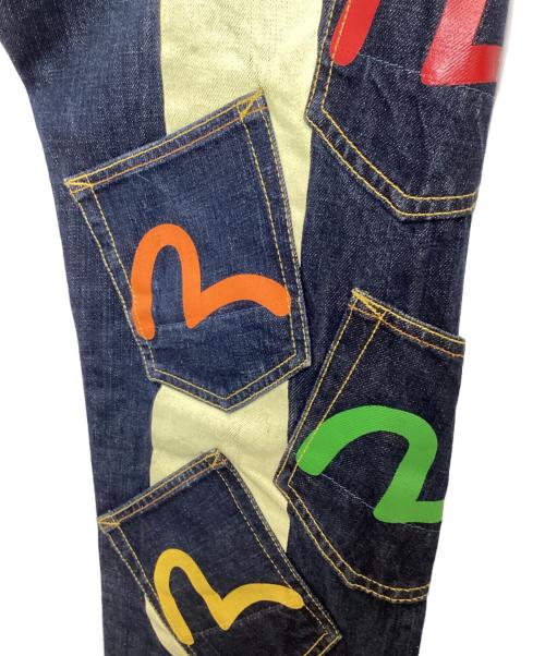 EVISU（エヴィス）EVISU (エヴィス) 大黒メニーポケットデニム インディゴ サイズ:32の古着・服飾アイテム