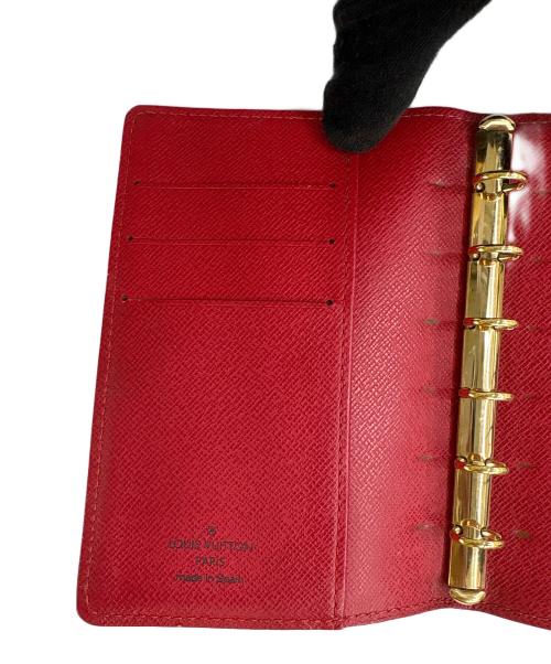 LOUIS VUITTON（ルイ ヴィトン）LOUIS VUITTON (ルイ ヴィトン) 手帳カバー レッドの古着・服飾アイテム