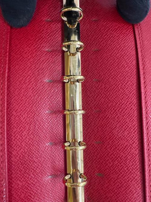 LOUIS VUITTON（ルイ ヴィトン）LOUIS VUITTON (ルイ ヴィトン) 手帳カバー レッドの古着・服飾アイテム