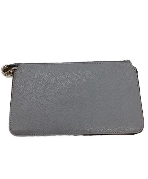 COACH（コーチ）COACH (コーチ) ショルダーウォレット ブルー×パープルの古着・服飾アイテム