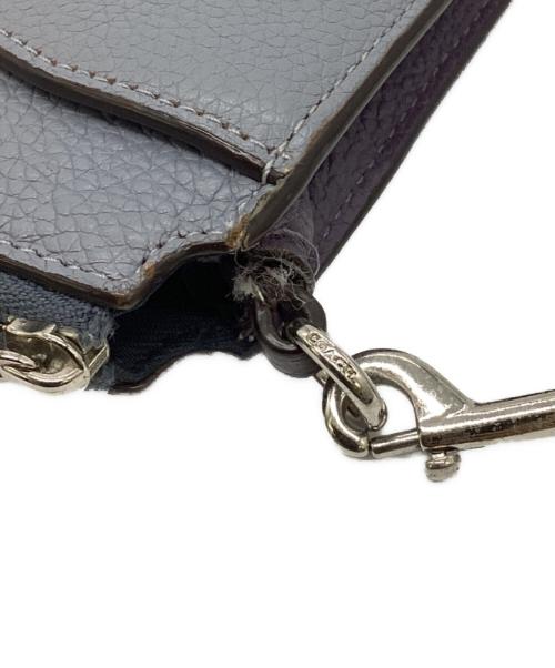 COACH（コーチ）COACH (コーチ) ショルダーウォレット ブルー×パープルの古着・服飾アイテム