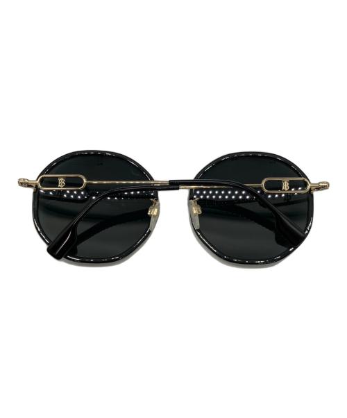 BURBERRY（バーバリー）BURBERRY (バーバリー) サングラス ブラック×ゴールド サイズ:57□19 145の古着・服飾アイテム