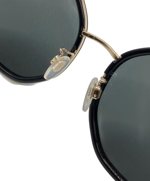 BURBERRY（バーバリー）BURBERRY (バーバリー) サングラス ブラック×ゴールド サイズ:57□19 145の古着・服飾アイテム