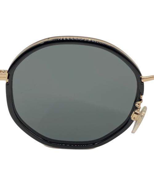 BURBERRY（バーバリー）BURBERRY (バーバリー) サングラス ブラック×ゴールド サイズ:57□19 145の古着・服飾アイテム