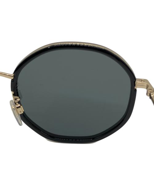 BURBERRY（バーバリー）BURBERRY (バーバリー) サングラス ブラック×ゴールド サイズ:57□19 145の古着・服飾アイテム