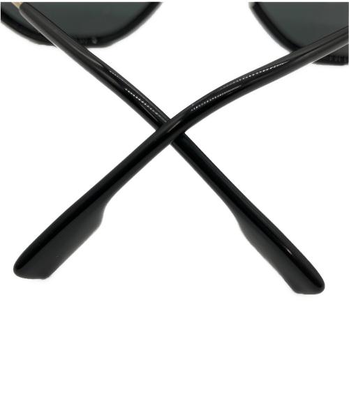 BURBERRY（バーバリー）BURBERRY (バーバリー) サングラス ブラック×ゴールド サイズ:57□19 145の古着・服飾アイテム