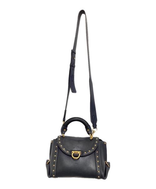 Salvatore Ferragamo（サルヴァトーレ フェラガモ）Salvatore Ferragamo (サルヴァトーレ フェラガモ) 2WAYバッグ ネイビーの古着・服飾アイテム