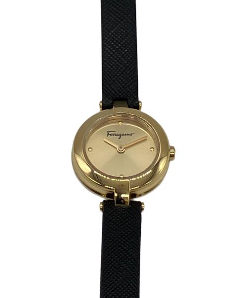 Salvatore Ferragamo（サルヴァトーレ フェラガモ）Salvatore Ferragamo (サルヴァトーレ フェラガモ) リストウォッチ ゴールドの古着・服飾アイテム