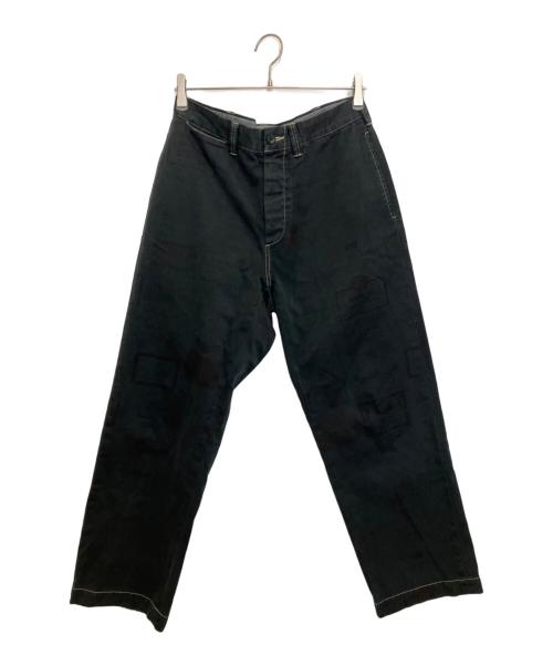 SUPREME（シュプリーム）SUPREME (シュプリーム) Chino Pant Overdyed Labels ブラック サイズ:76cm(W30)の古着・服飾アイテム