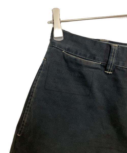 SUPREME（シュプリーム）SUPREME (シュプリーム) Chino Pant Overdyed Labels ブラック サイズ:76cm(W30)の古着・服飾アイテム