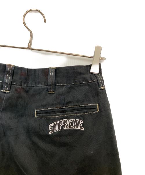 SUPREME（シュプリーム）SUPREME (シュプリーム) Chino Pant Overdyed Labels ブラック サイズ:76cm(W30)の古着・服飾アイテム