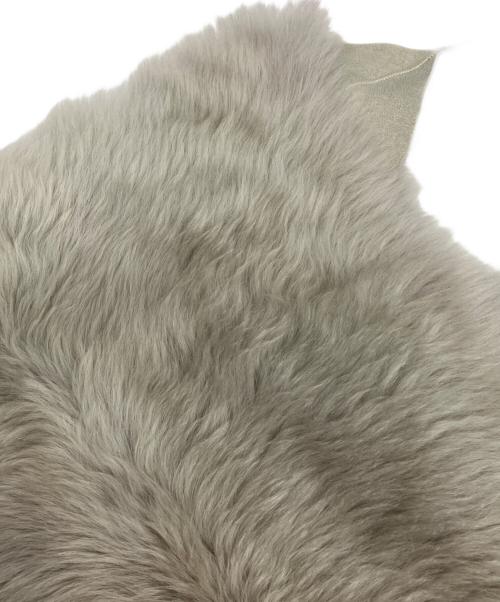 Karl Donoghue（カールドノヒュー）Karl Donoghue (カールドノヒュー) ラムレザーストール グレー 未使用品の古着・服飾アイテム