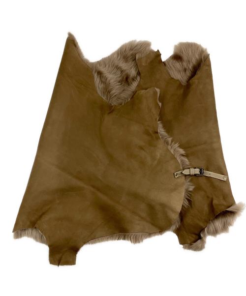 Karl Donoghue（カールドノヒュー）Karl Donoghue (カールドノヒュー) ラムレザーストール ブラウンの古着・服飾アイテム