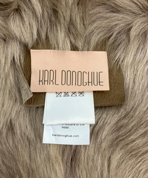 Karl Donoghue（カールドノヒュー）Karl Donoghue (カールドノヒュー) ラムレザーストール ブラウンの古着・服飾アイテム