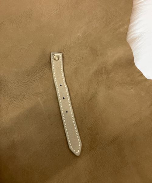 Karl Donoghue（カールドノヒュー）Karl Donoghue (カールドノヒュー) ラムレザーストール ブラウンの古着・服飾アイテム