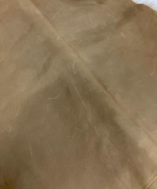 Karl Donoghue（カールドノヒュー）Karl Donoghue (カールドノヒュー) ラムレザーストール ブラウンの古着・服飾アイテム