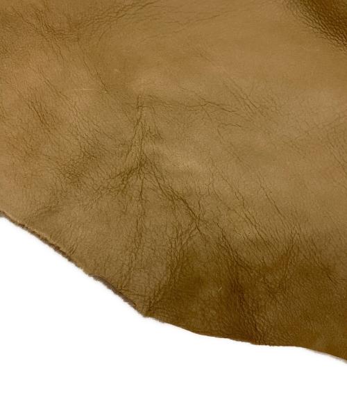 Karl Donoghue（カールドノヒュー）Karl Donoghue (カールドノヒュー) ラムレザーストール ブラウンの古着・服飾アイテム