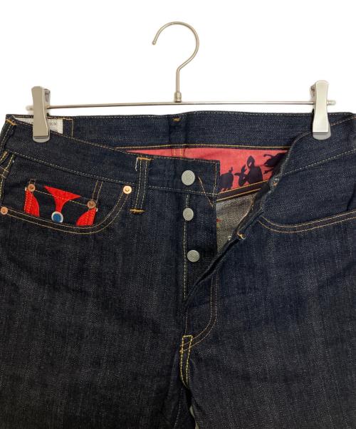STUDIO D'ARTISAN（ステュディオダルチザン）STUDIO D'ARTISAN (ステュディオダルチザン) デニムパンツ ネイビー サイズ:81cm（W32）の古着・服飾アイテム