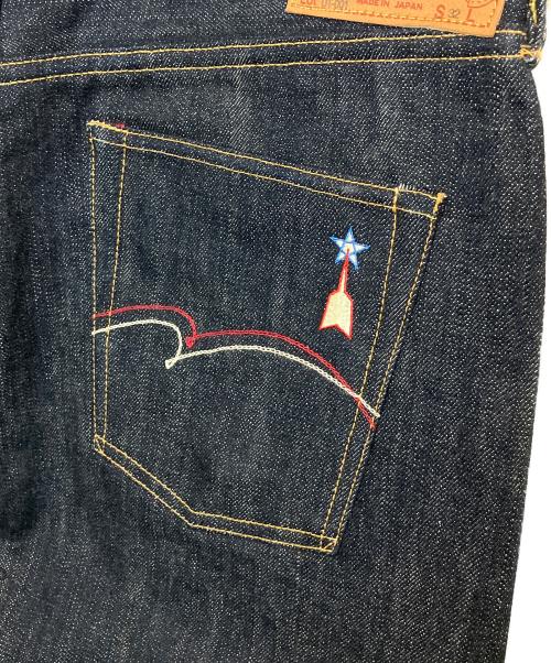 STUDIO D'ARTISAN（ステュディオダルチザン）STUDIO D'ARTISAN (ステュディオダルチザン) デニムパンツ ネイビー サイズ:81cm（W32）の古着・服飾アイテム