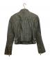 MCQ (マックキュー) レザーライダースジャケット カーキ サイズ:IT40：18000円