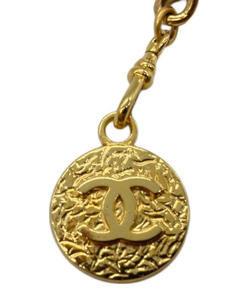 CHANEL（シャネル）CHANEL (シャネル) チェーンネックレス ゴールド×ブラックの古着・服飾アイテム