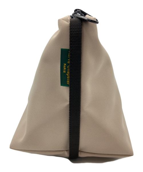 Herve Chapelier（エルベシャプリエ）Herve Chapelier (エルベシャプリエ) green label relaxing (グリーンレーベルリラクシング) ポシェット ベージュの古着・服飾アイテム