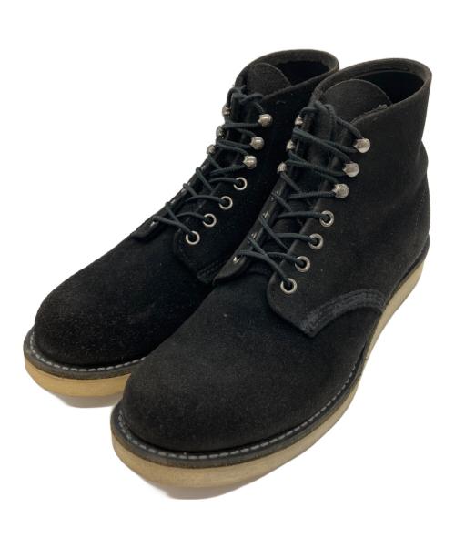 RED WING（レッドウィング）RED WING (レッドウィング) スウェードブーツ ブラック サイズ:26.5の古着・服飾アイテム