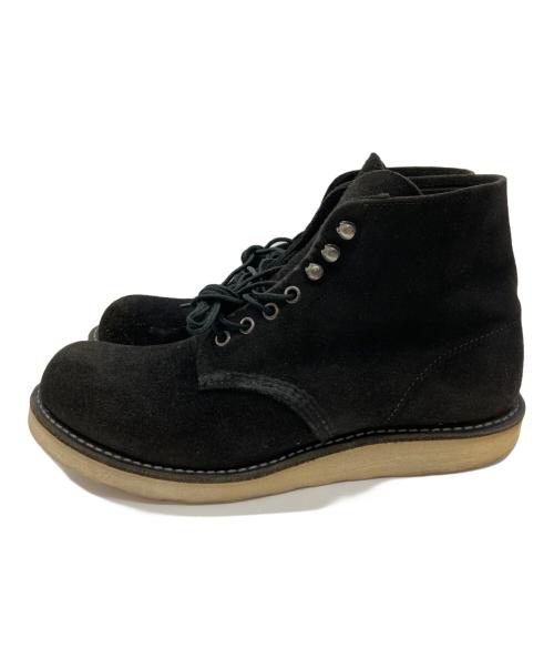 RED WING（レッドウィング）RED WING (レッドウィング) スウェードブーツ ブラック サイズ:26.5の古着・服飾アイテム