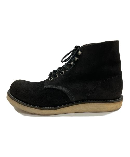 RED WING（レッドウィング）RED WING (レッドウィング) スウェードブーツ ブラック サイズ:26.5の古着・服飾アイテム