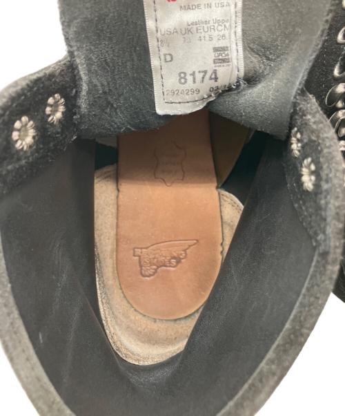RED WING（レッドウィング）RED WING (レッドウィング) スウェードブーツ ブラック サイズ:26.5の古着・服飾アイテム