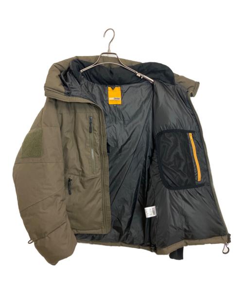 GRIP SWANY（グリップスワニー）GRIP SWANY (グリップスワニー) ファイアプルーフダウンジャケット カーキ サイズ:Lの古着・服飾アイテム