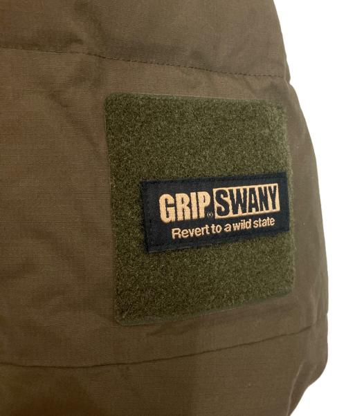 GRIP SWANY（グリップスワニー）GRIP SWANY (グリップスワニー) ファイアプルーフダウンジャケット カーキ サイズ:Lの古着・服飾アイテム
