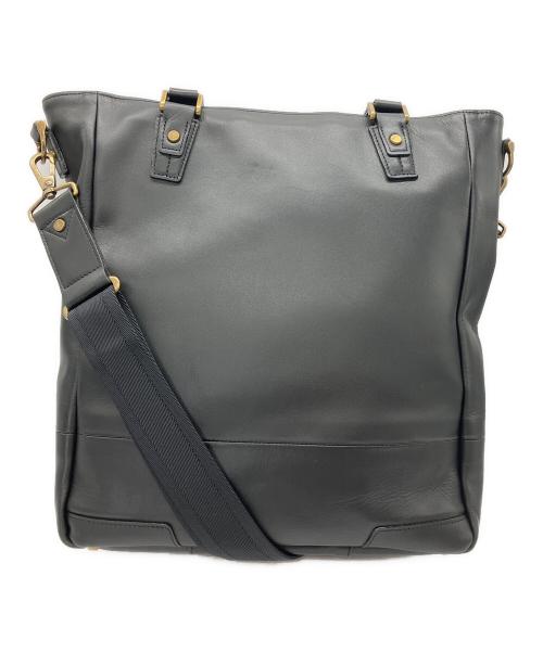 master-piece（マスターピース）master-piece (マスターピース) レザートートバッグ ブラックの古着・服飾アイテム